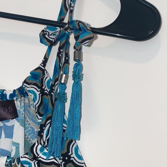 Hale Bob multi color sleeveless maxi dress size M - Picture 6 of 11